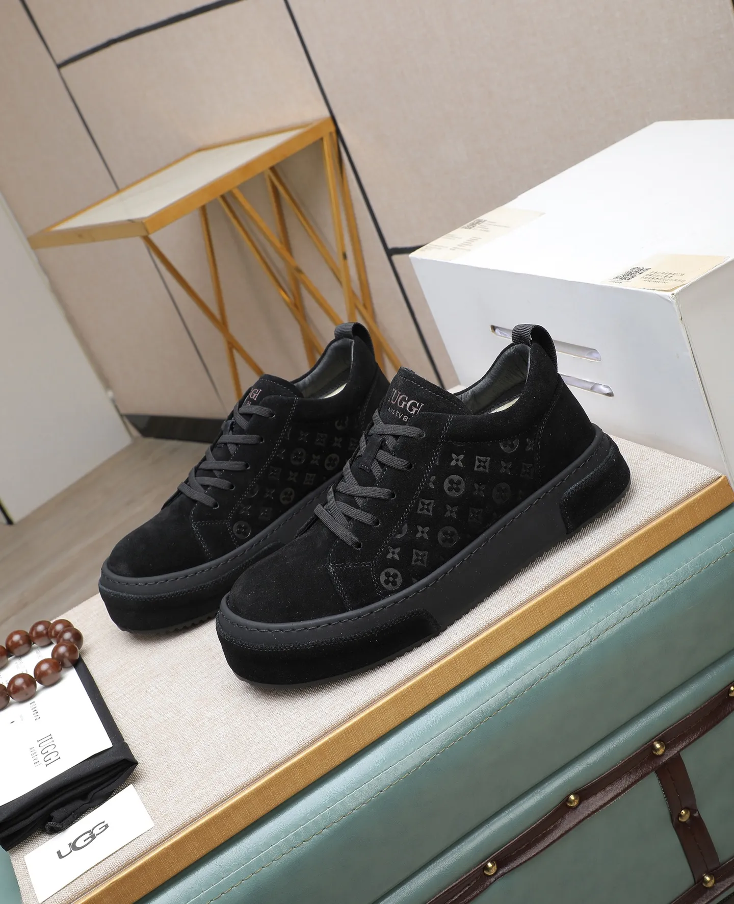Men's shoes 💰620 IUGGI new retro presbyopia men's shoes, casual and versatile, full of high-end sense, fashionable, luxury and personalized style, joint model, retro presbyopia factor, full of handsome style, first layer suede cowhide, lining wool, rubber outsole, light and non-slip size: 39-44